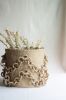 Sculptural ceramic vase with chains | Planter in Vases & Vessels by Asmaa Aman Studio. Item composed of ceramic