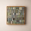 Ingression Tryptich Ceramic and Mosaic Wall Art | Art & Wall Decor by Clare and Romy Studio. Item made of stoneware compatible with boho and mid century modern style