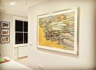 Cliffside-1 | Oil And Acrylic Painting in Paintings by Sangeeta Sagar. Item composed of paper & synthetic