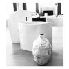 Fin Vase, Wind Vase, Gold & Iron Scratch Bottle | Vases & Vessels by AKIKO TSUJI. Item made of ceramic