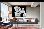 HE MEANS WELL__RESINED ACRYLIC CANVAS PAINTING 90 X 120CM | Oil And Acrylic Painting in Paintings by BLACK LINE CRAZY | Designed by artist Mary van de Wiel. Item made of canvas