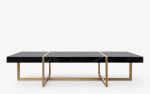 Famed Coffee Table | Tables by LAGU. Item composed of brass & marble
