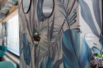 Tropical Turquoise | Wallpaper in Wall Treatments by Affreschi & Affreschi. Item composed of paper