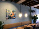 "River of Golden Dreams" | Oil And Acrylic Painting in Paintings by Shan Richards | Black Toast Cafe in Annandale. Item composed of canvas and synthetic