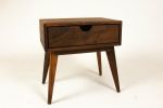 Abymini | Nightstand in Storage by Curly Woods. Item composed of oak wood compatible with mid century modern style