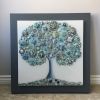 Tree of Love - "Sea Dream" | Mixed Media by Cami Levin. Item composed of wood and stone in contemporary or eclectic & maximalism style