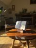 Folding Book Display - in American Cherry | Holder in Tableware by Sterling Woodcrafts. Item made of wood works with contemporary & japandi style