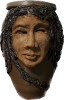 Face Pot | Vase in Vases & Vessels by Feats Of Clay. Item composed of ceramic in modern style