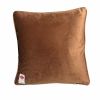 velvet HAROLD CHEETAH custom made feather down pillow | Pillows by Mommani Threads. Item made of fabric compatible with contemporary and modern style