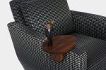 Shelby Swivel Chair in Shift Fabric | Armchair in Chairs by Otra Cosa. Item composed of fabric