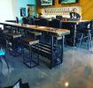 Custom Metal Bar Tops | Furniture by Savage Metal LLC | Happy's Barley & Vine in El Paso