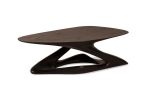 Amorph Plie Coffee Table, Ebony Stain | Tables by Amorph. Item composed of walnut