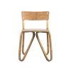 Butterfly Chair | Dining Chair in Chairs by Mianzi. Item made of bamboo with brass
