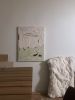 Homeward Bound | Original Textural Painting 30x40 in | Mixed Media by Allison Rohland. Item composed of wood and canvas in minimalism or contemporary style