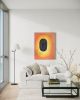 Glow Tantra painting #2- soak stain color-field abstract med | Oil And Acrylic Painting in Paintings by Elisa Niva. Item composed of canvas in boho or minimalism style