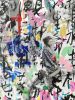 Gentle and humble - Original mixed media painting | Mixed Media by Xiaoyang Galas. Item works with contemporary & eclectic & maximalism style