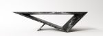 Time/Space Portal Coffee Table in Black Stone | Tables by Neal Aronowitz