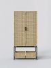 Stackable Basket (Square) | Storage Basket in Storage by Mianzi. Item composed of bamboo and fiber