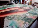 Isabella | Oil And Acrylic Painting in Paintings by Elena Parau. Item composed of canvas in boho or country & farmhouse style