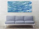 Seven Seas | Oil And Acrylic Painting in Paintings by Margaret Juul. Item composed of synthetic