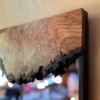 Eye-catching Live Edge Cherry Burl Mirror | Decorative Objects by thomas weber. Item made of wood with glass works with boho & country & farmhouse style