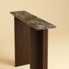 Dark Marble and Oak Console Table - MAHA by Lebanto | Tables by Lebanto. Item composed of oak wood and marble in minimalism or contemporary style