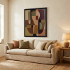 Inner Axis | Oil And Acrylic Painting in Paintings by Sophie DUMONT.. Item composed of wood and canvas in minimalism or contemporary style