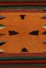 1980s Vintage Sofreh Kilim rug in Orange with Colorful | Area Rug in Rugs by Rug and Kilim