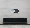 Composition in Blue & Black | Prints by Scott Woodward Meyers Art. Item made of paper compatible with minimalism and mid century modern style