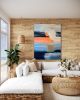 High Tide - The Self Reflection Collection | Oil And Acrylic Painting in Paintings by Amy Straley. Item composed of canvas compatible with boho and contemporary style