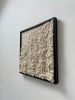 Woven wall art frame (Foam 004) | Tapestry in Wall Hangings by Elle Collins. Item composed of oak wood & cotton compatible with minimalism and mid century modern style