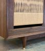 Record player console | Media Console in Storage by Dovetail Furniture Company. Item made of wood with brass