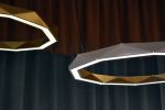 Sun Chandelier RING LED light 145 | Chandeliers by ADAMLAMP | Adria Palace in Budapest. Item composed of steel in minimalism or contemporary style