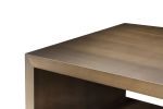 Piero Cocktail Table Large | Tables by Greg Sheres. Item composed of bronze compatible with minimalism and contemporary style