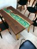 Epoxy Dining Table, Epoxy Resin Table, Epoxy Wood Table | Tables by Innovative Home Decors. Item composed of wood compatible with country & farmhouse and art deco style