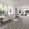 HYDRANGEA (mid-century) | Tiles by Emma Gardner Design, LLC. Item composed of cement