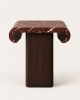 Fjord Marble Side Table | Tables by INTERIOR VISUALS. Item composed of oak wood & marble compatible with contemporary and modern style