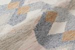 Rug & Kilim’s Scandinavian Rug in Beige and Gray, with Blue | Area Rug in Rugs by Rug and Kilim