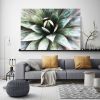 Succulent Art | Oil And Acrylic Painting in Paintings by Irena Orlov. Item made of canvas & synthetic