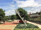 HILL CLIMB | Public Sculptures by jim collins sculpture. Item made of aluminum