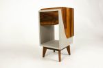 Classic Edge Light | Nightstand in Storage by Curly Woods. Item made of oak wood with concrete works with modern style