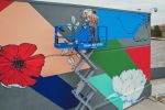 ‘Renewed Spring’ Mural | Street Murals by Josh Scheuerman | The Shops at South Town in Sandy. Item made of synthetic