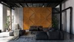 ZETA - Wall & Ceiling Panel | Paneling in Wall Treatments by Mikodam Design. Item composed of oak wood and wool in minimalism or mid century modern style