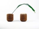 Guscio - piccolo | Jar in Vessels & Containers by gumdesign. Item composed of wood & marble compatible with modern style