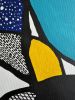 Sun and Sky Abstract acrylic painting 2024 | Oil And Acrylic Painting in Paintings by Aarti Bartake. Item composed of canvas in contemporary or art deco style