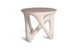 Amorph Ya Side Table in White Lacquer Matte | Bedside Table in Tables by Amorph. Item made of wood
