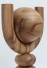 FIRE Wooden Totem | Sculptures by Creating Comfort Lab. Item made of wood works with contemporary & japandi style
