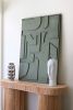 Plaster Art, Textured Art, Geometric Art, Wood Art | Wall Sculpture in Wall Hangings by Blank Space Studios. Item made of oak wood works with minimalism & mid century modern style