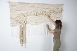 Large Textural Wall Hanging "Evermore" | Macrame Wall Hanging in Wall Hangings by Rebecca Whitaker Art. Item made of fabric with fiber