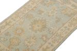 Rug & Kilim’s Oushak Style Rug in Blue with Beige-Brown | Area Rug in Rugs by Rug and Kilim. Item composed of wool